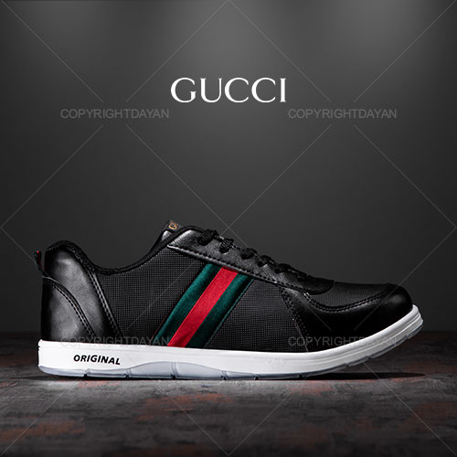فروش کفش مردانه Gucci مدل K1104 (مشکی و سفید) 