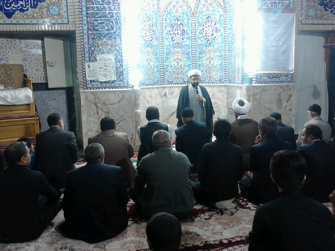 سخنرانی امام جمعه محترم شهر قهدریجان در مسجد النبی