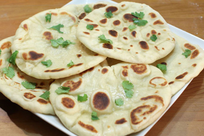 طرز تهیه نان هندی