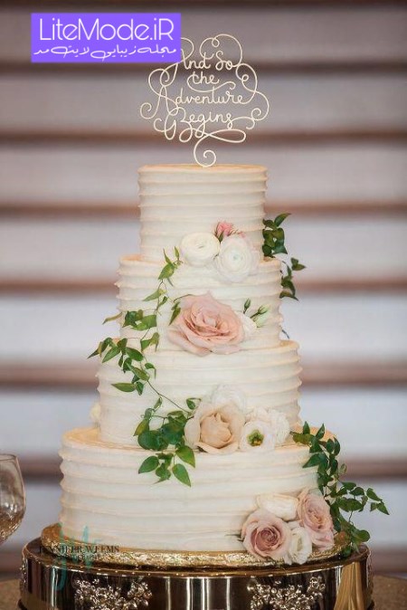 مدل های کیک عروسی چند طبقه شیک و مجلل 2019 