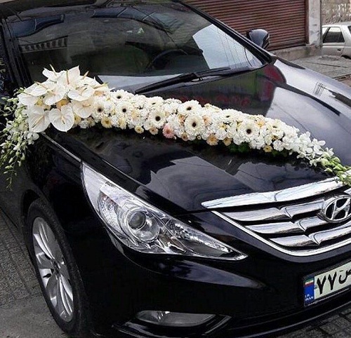 تزیین ماشین عروس شاستی بلند 