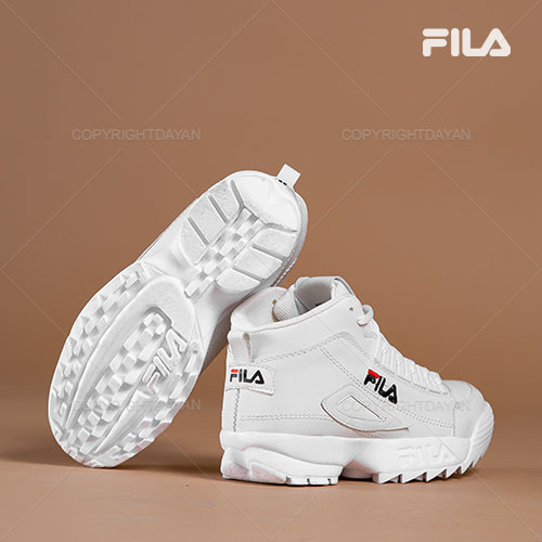  فروش کفش ساقدار زنانه Fila مدل F1309 قرمز و سفید