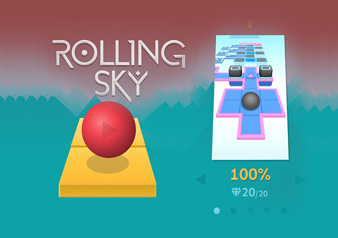 معرفی بازی: Rolling Sky