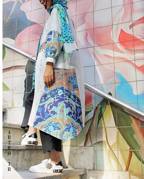  مدل مانتو سنتی ایرانی بلند 