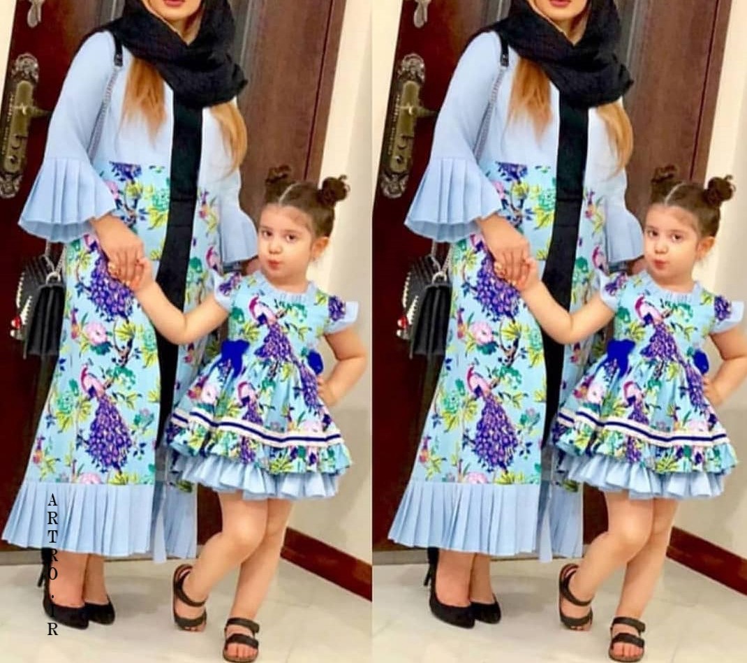 ست مدل مانتو مادر و دختر جدید 2019