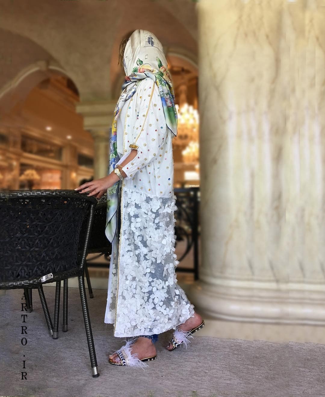 مدل مانتو بلند جلوباز تابستانی 2019
