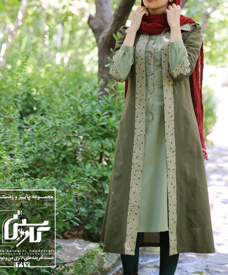  مدل مانتو سنتی ایرانی 