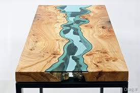  طراحی بسیار زیبا میز رودخانه ای
