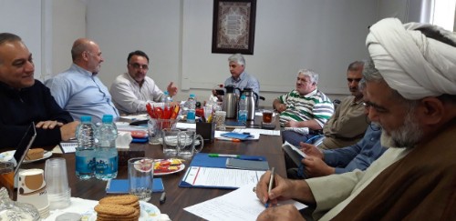 نشست صمیمی حجه الاسلام دکتر نوروزی با هیئت مدیره انجمن 