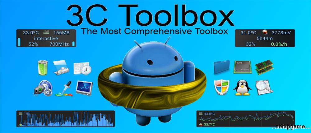 دانلود 3C Toolbox Pro 2.1.4b - جامع ترین جعبه ابزار اندروید