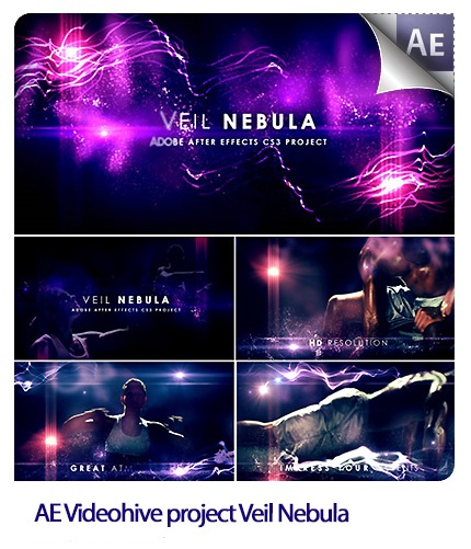 دانلود آموزش ویدئویی و فایل آماده افتر افکت - AE Videohive project Veil Nebula