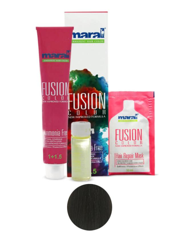 رنگ مو بدون آمونیاک Fusion Color شماره 5.00 (قهوه ای روشن اکسترا) | پخش تک و عمده