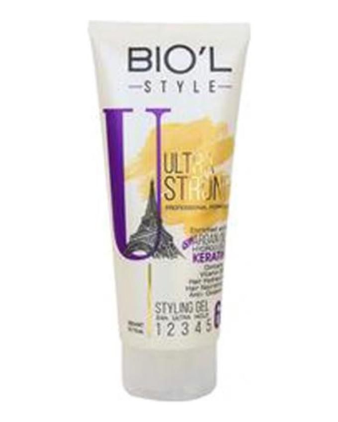 ژل موی سر مدل Ultra Strong حجم 200 ميلی ليتر برند Bio'l
