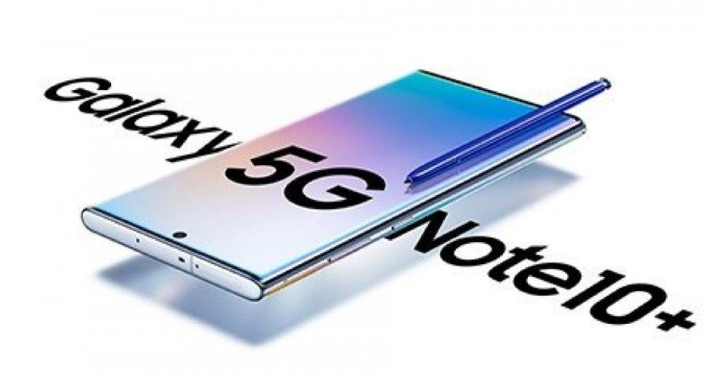 گوشی نوت ۱۰ پلاس 5G در یک تصویر جدید به نمایش گذاشته شد