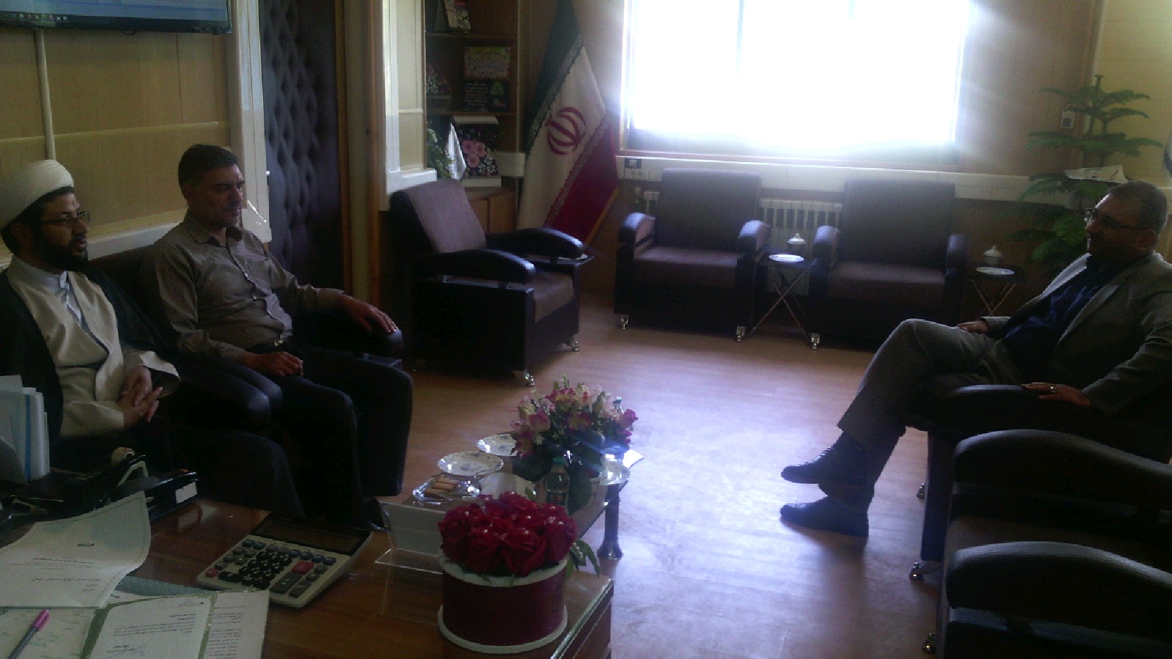 اولین جلسه امام جمعه محترم شهر قهدریجان با شهردار جدید شهر باغبادران