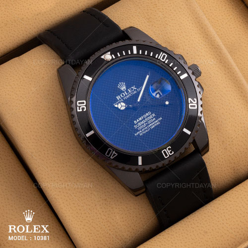 ساعت مچی عقربه ای رولکس Rolex مدل 10381 به همراه روزشمار