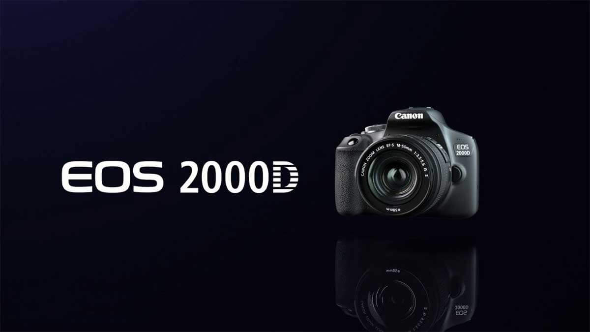 دوربین دیجیتال کانن مدل EOS 2000D به همراه لنز ۵۵-۱۸ میلی متر IS II