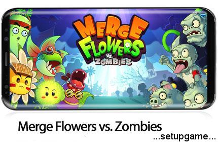 دانلود Merge Flowers vs. Zombies v2.3  - بازی موبایل گل ها علیه زامبی ها