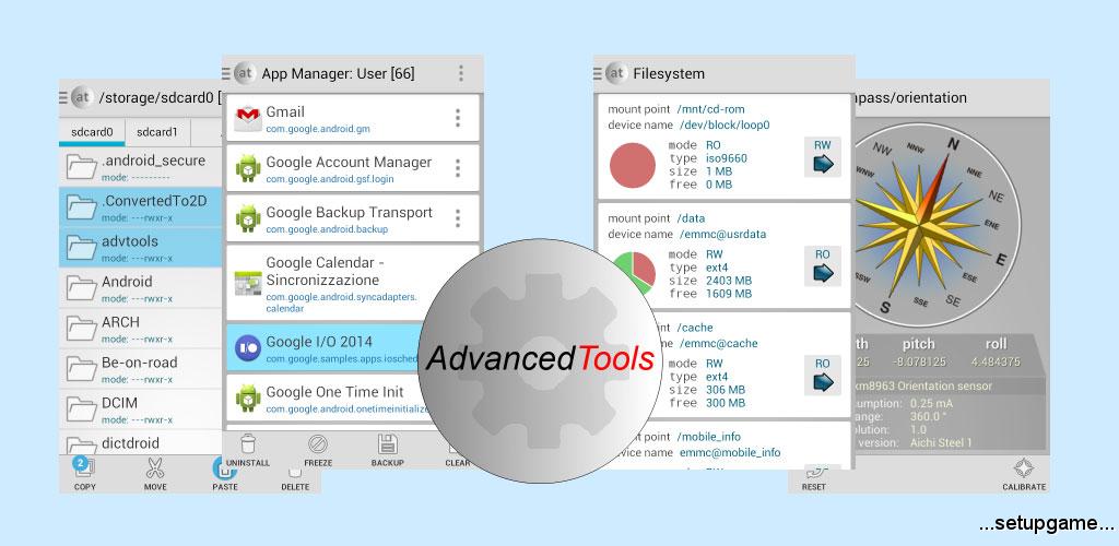 دانلود Advanced Tools Pro 1.99.1 B-84 - مجموعه ابزارهای پیشرفته اندروید 