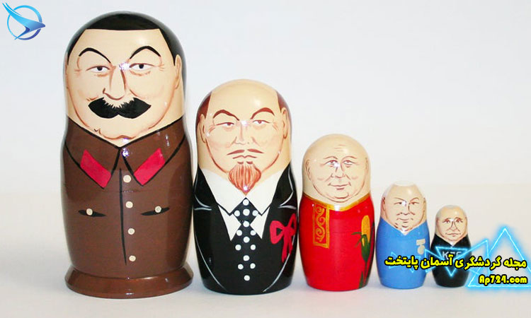 عروسک های چوبی روسی