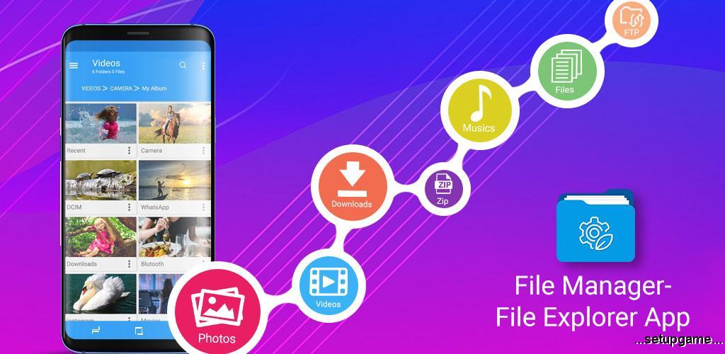 دانلود File Manager - File Explorer App VIP 1.3.3 - برنامه مدیریت فایل هوشمند و سریع اندروید! 