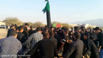 مراسم عزاداری تاسوعای حسینی در گلزار شهدای شهر بوشکان