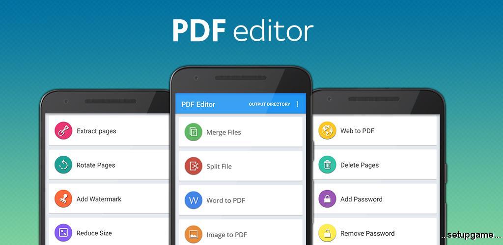 دانلود PDF Converter & PDF Editor 6.5 - تبدیل فرمت و ویرایش PDF اندروید