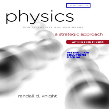 حل تمرین کتاب فیزیک برای دانشمندان و مهندسان Knight - ویرایش سوم