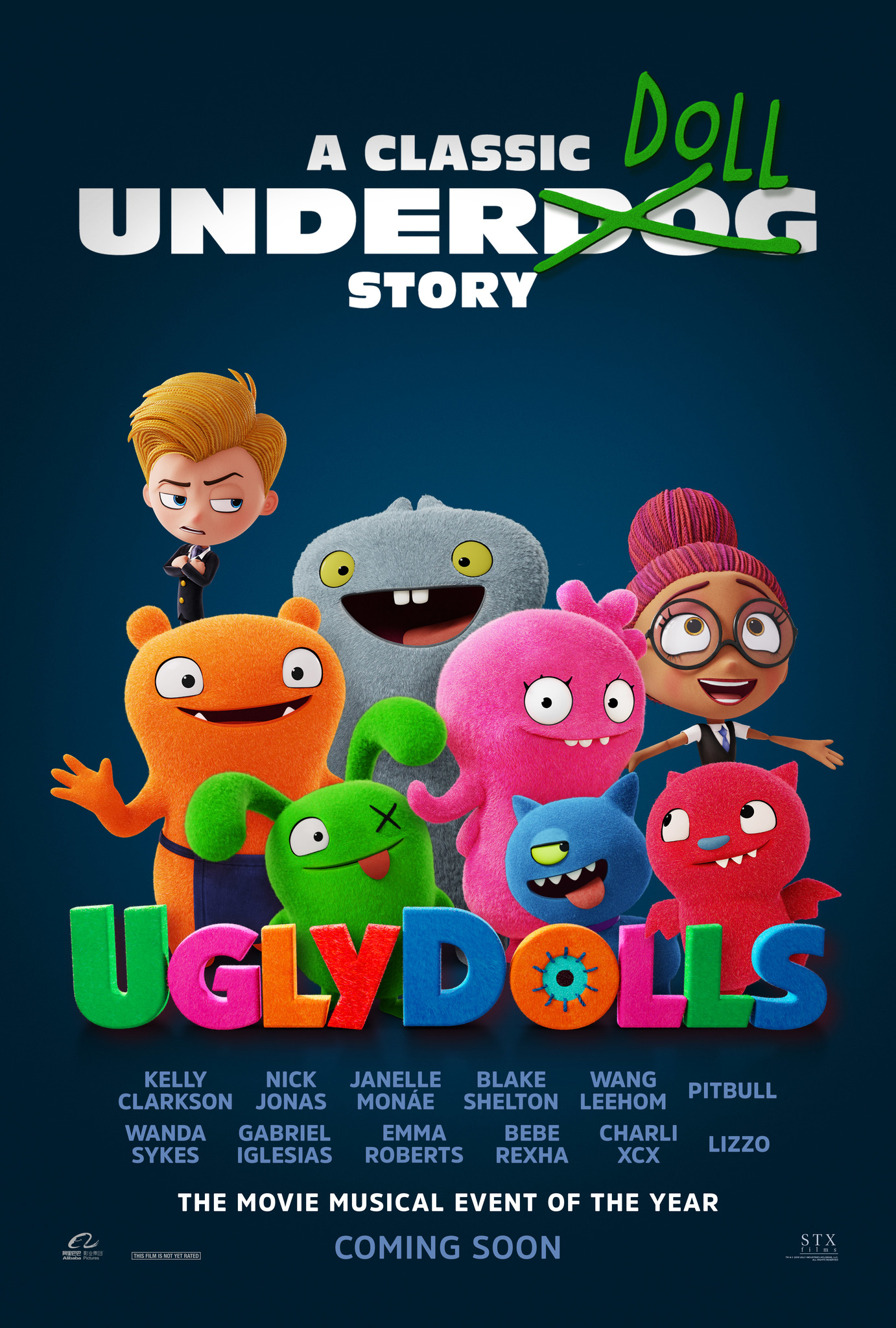 دانلود انیمیشن عروسک های زشت UglyDolls 2019