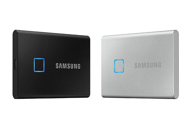 حافظه SSD اکسترنال سامسونگ T7 Touch با حسگر اثرانگشت معرفی شد