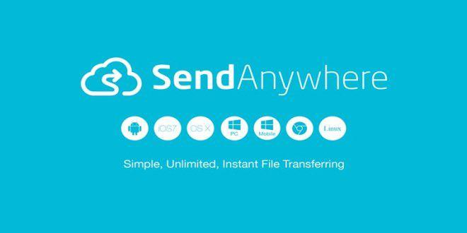 معرفی برنامه Send Anywhere PRO برنامه انتقال فایل