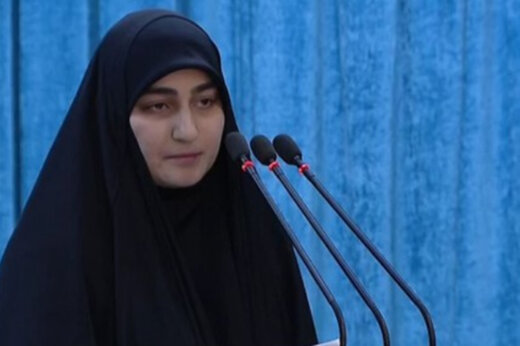دختر شهید سلیمانی : دشمنان نمیخواهند جوانان ما جسور باشند