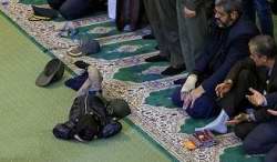 خوابيدن در نماز جمعه تهران