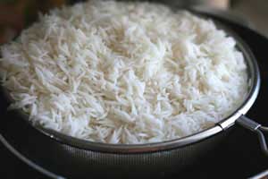 برنج کته سالم تر از آبکش