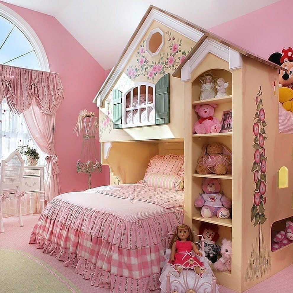 مدل دکوراسیون اتاق خواب دختربچه