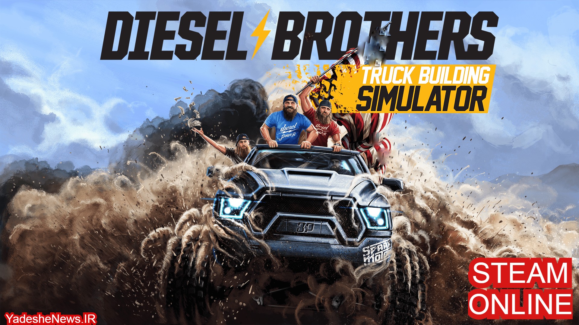 دانلود کرک آنلاین بازی Diesel Brothers Truck Building Simulator