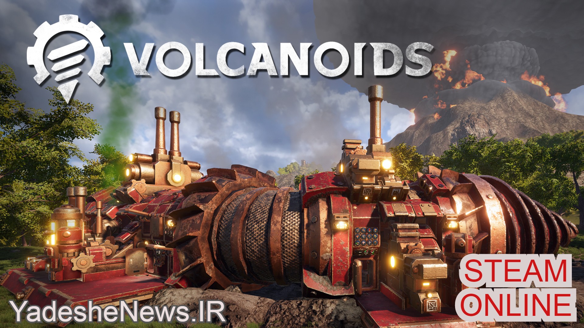 دانلود کرک آنلاین بازی Volcanoids