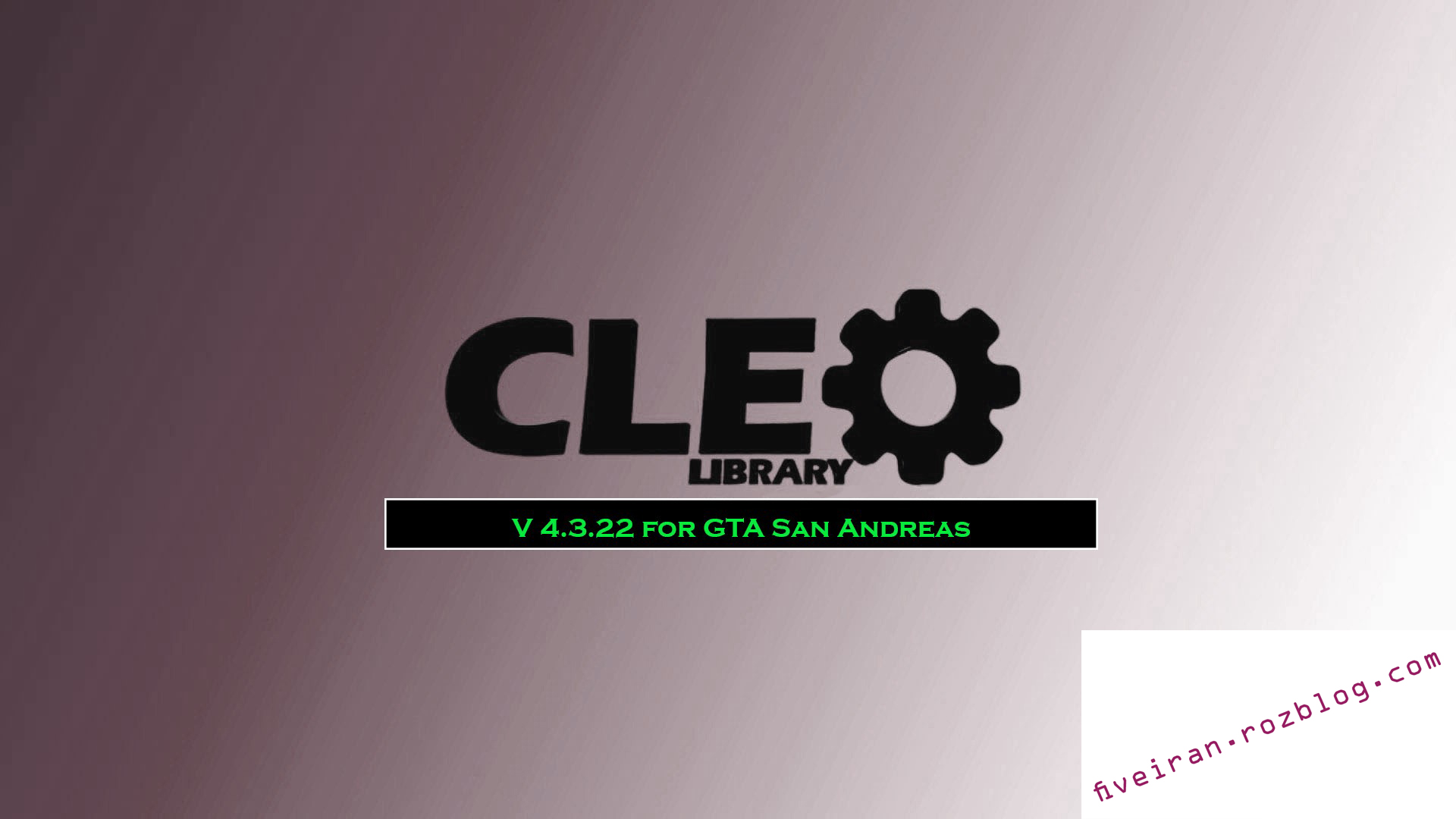 دانلود cleo 4.3.22 برای نصب مود های gta san andreas