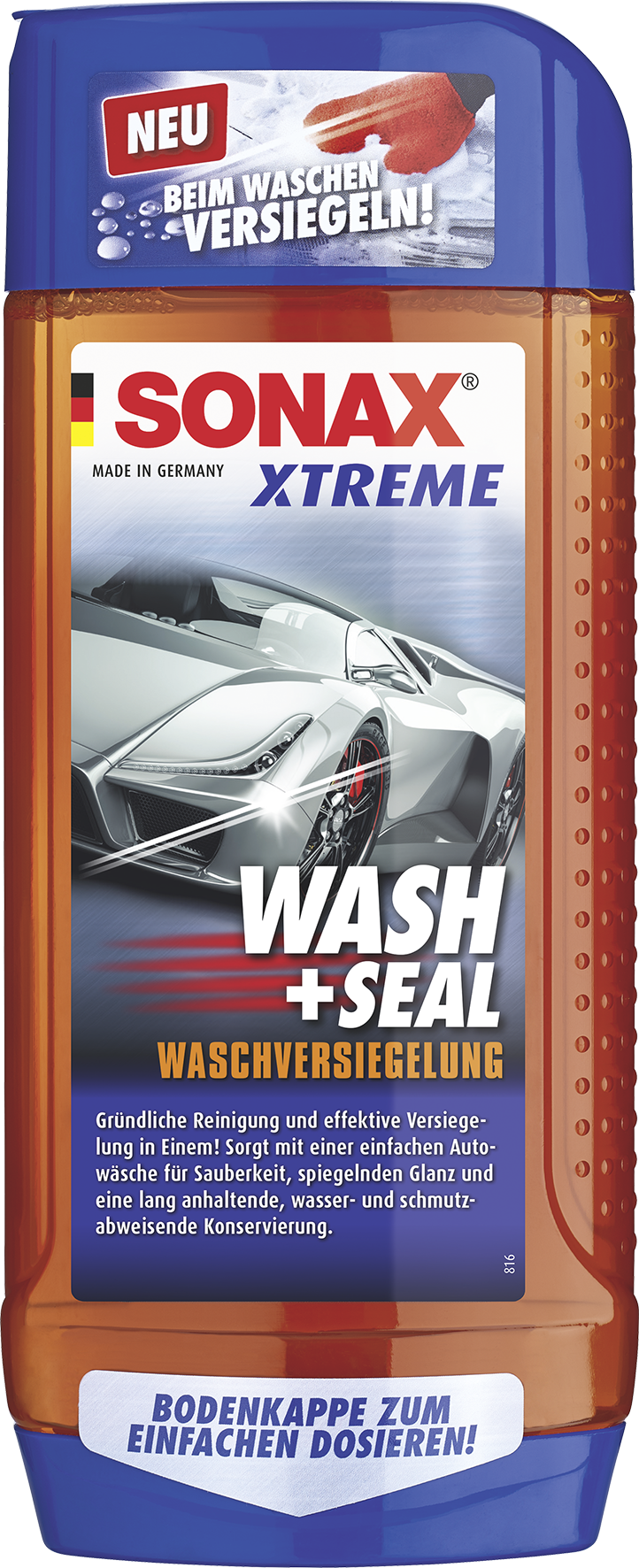 شامپو محافظ بدنه و آبگریز کننده اکستریم سوناکس مدل SONAX Xtreme Wash & Seal