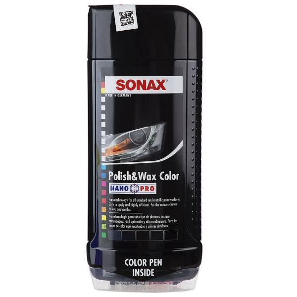 پولیش و واکس مشکی سوناکس مدل SONAX Polish & Wax Color Black