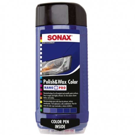 پولیش و واکس آبی سوناکس مدل SONAX Polish & Wax Color Blue