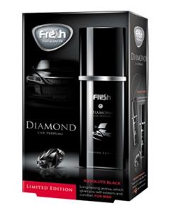 اسپری خوشبوکننده دایموند فرش وی مدل FreshWay Diamond Absolute Black