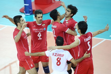 تیم والیبال ایران مقتدرانه تیم والیبال امریکا را کنار زد !