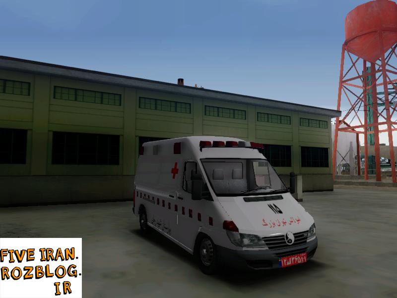 دانلود آمبولانس ایرانی برای gta sa