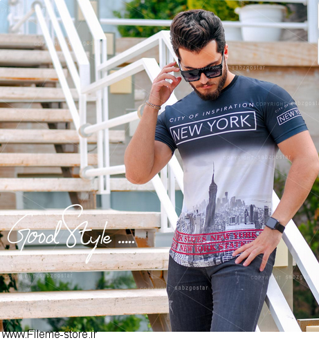 تیشرت مردانه مدل NEWYORK 