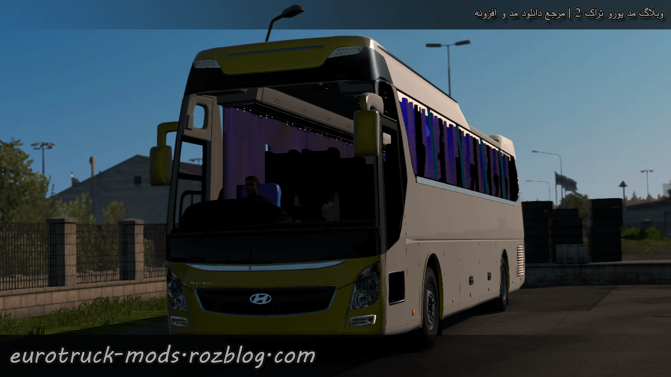 دانلود اتوبوس Hyundai UXN ورژن 2 + داخلی و صدا برای ورژن 1.37 بازی یورو تراک 2
