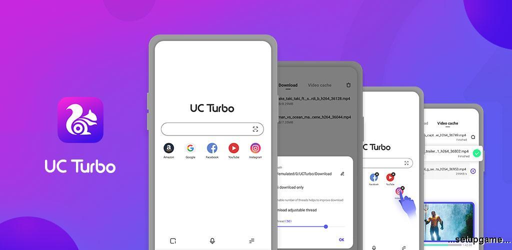 دانلود UC Browser Turbo – Fast Download, Private, No Ads 1.10.3.900 – مرورگر اینترنت پر سرعت و مینیمالیستی توربو یوسی بروزر اندروید! 