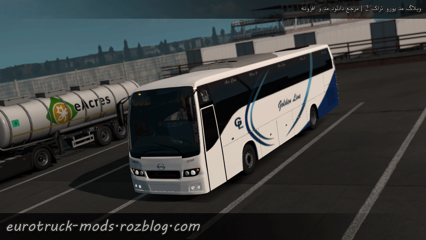 دانلود اتوبوس Hino RM2 + داخلی و صدا برای ورژن 1.38 بازی یورو تراک 2