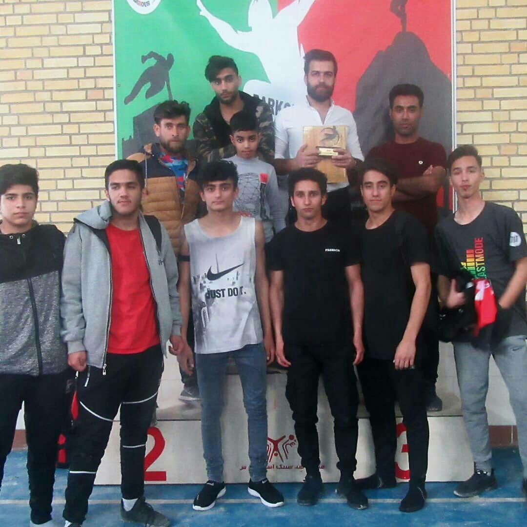 اولین دوره مسابقات پارکور شهرستان  شیراز