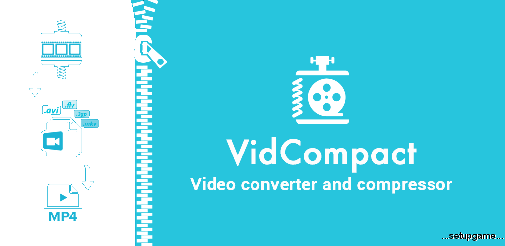 دانلود VidCompact Pro 3.4.8 – مبدل و فشرده ساز قدرتمند ویدئو اندروید ! 